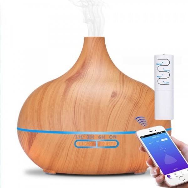         GD1801 Remote Control 550ml Aroma Diffuser with APP Remote Humidifier
        