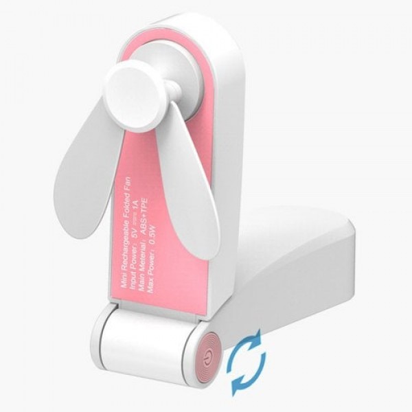         USB Mini Folding Charging Small Portable Hand-Held Fan
        