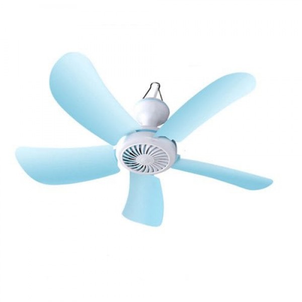         Mosquito Net Five-Leaf Mini Silent Breeze Dormitory Ceiling Fan
        