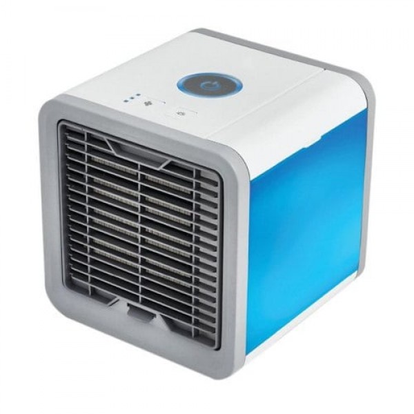         USB Mini Air Conditioner Humidifier Purifier 7 Colors Light  Air Cooling Fan
        
