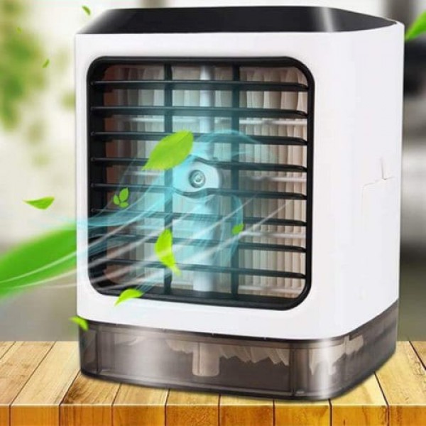         Portable Mini Air Cooling Conditioner USB Air Cooler Water Tank Fan Humidifier
        