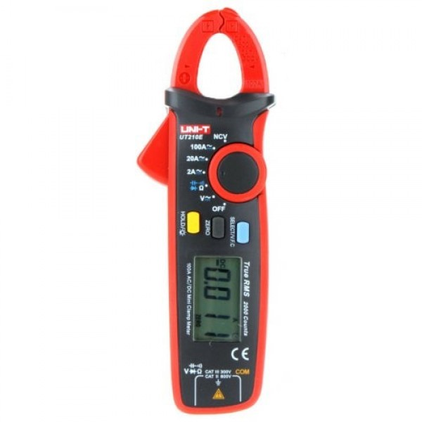         nokcooler UNI-T UT210E True RMS AC/DC Current Mini Portable Handheld LCD Diaplay Digital Clamp Meter w/ Capacitance Tester
        