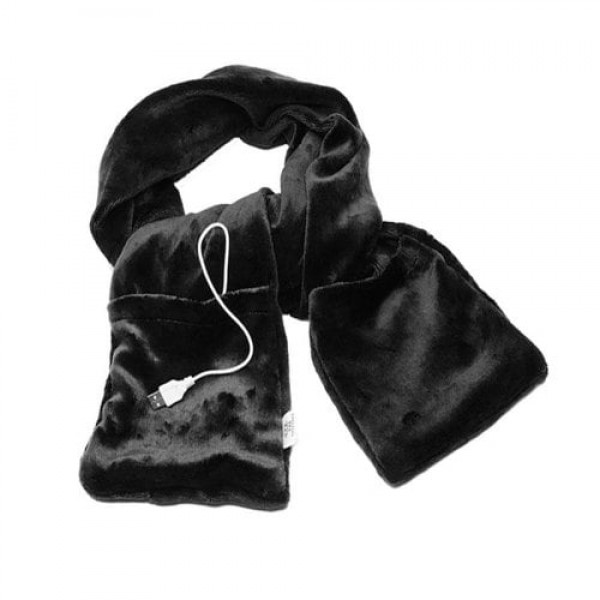         Electric USB Heated Scarf Neck Warmer Soft Heating Shawl Fashion with Pockets Unisex
        