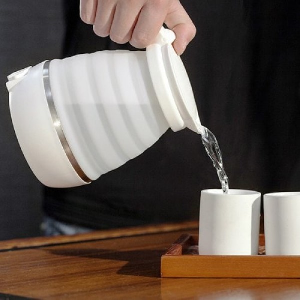         T-Colors TK1802 Travel Mini Folding Portable Electric Kettle
        