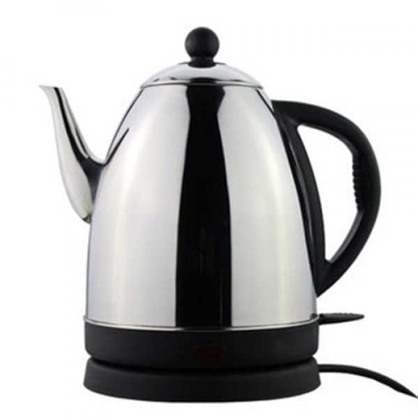         Long Mouth Electric Kettle Stainless Steel Household Fast Pot Teapot Boil Kettle Hand-fired Kettle Automatic Power Off
        